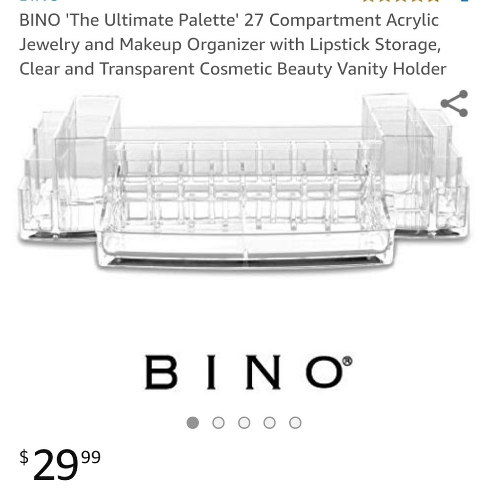 Acrylic organizers